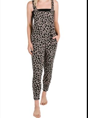 Smash + Tess Lexi leopard print romperalls